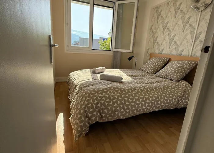Superbe Duplex Avec Parking Gratuit Lägenhet Grenoble