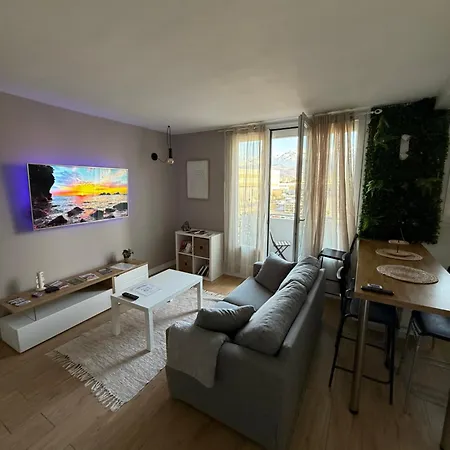 Le Duplex Panorama -Vue Montagne -2 Chambres -Parking Gratuit - Clim Mobile *